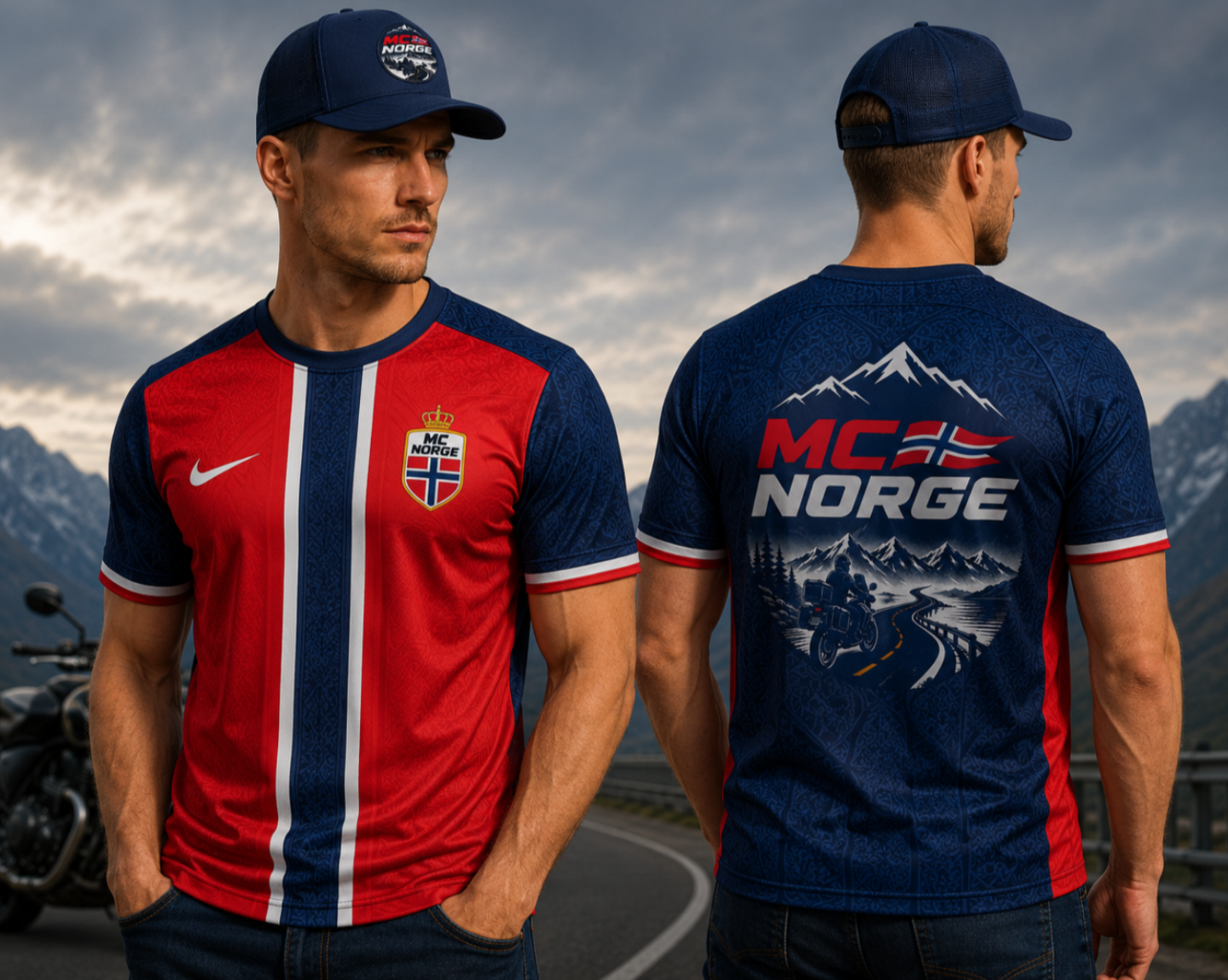 MC Norge-trøye i butikken