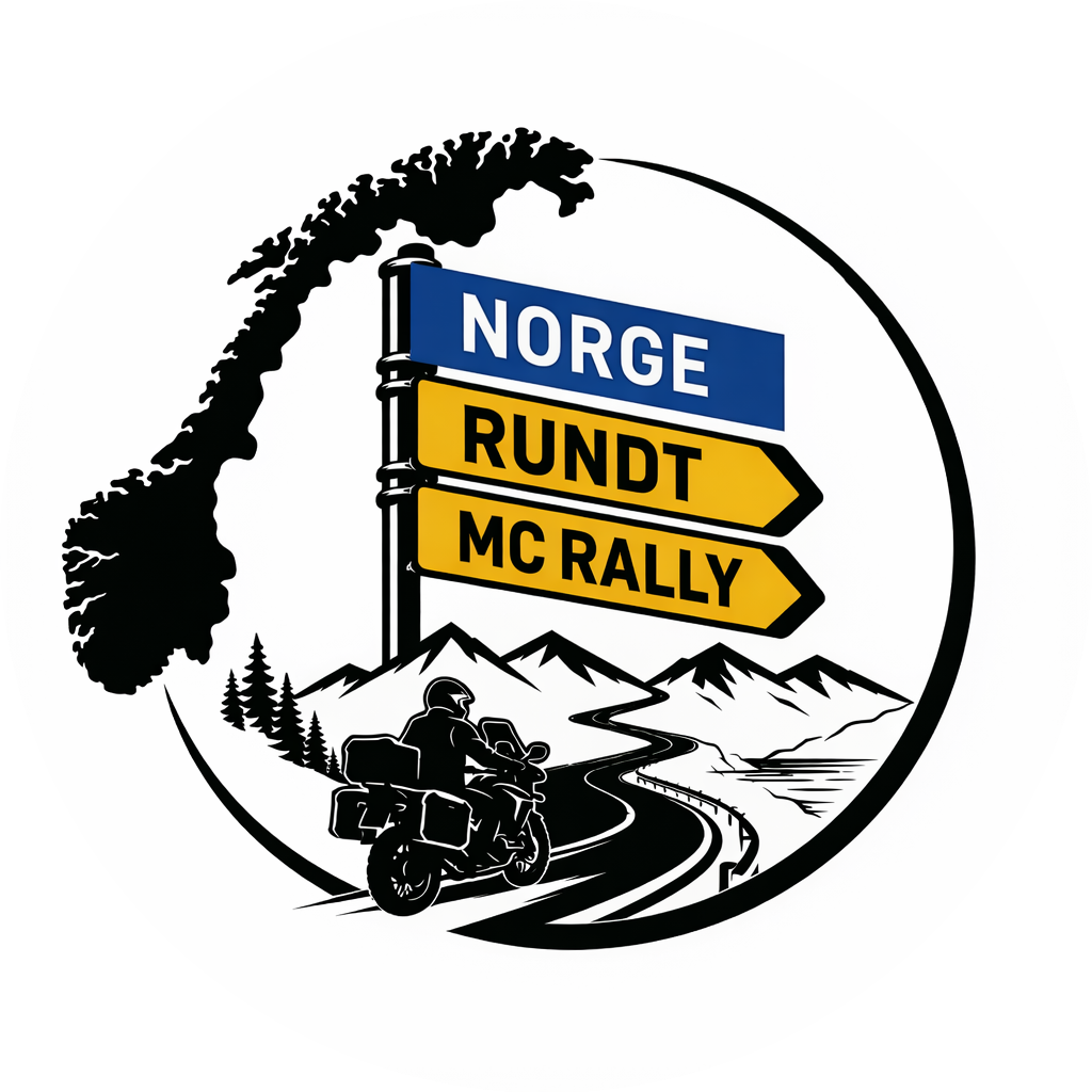 Norge rundt MC rally logo